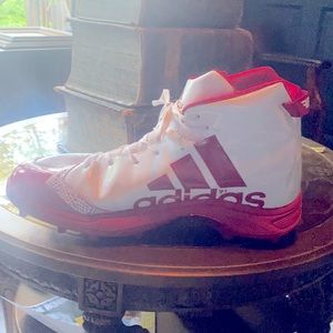 Like new Adidas Freak Football Cleats Red metallic